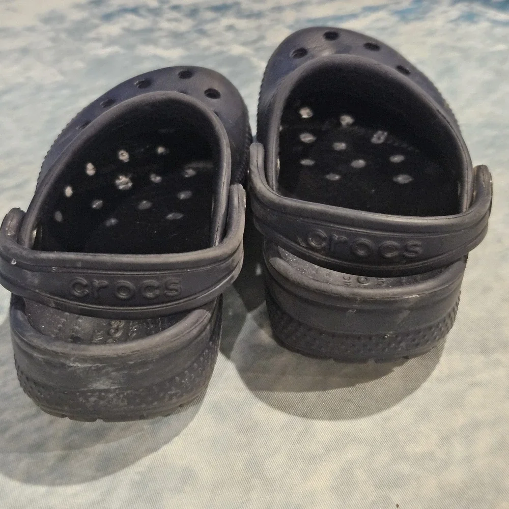 Crocs Classic Clog Navy‎ Blue Toddler Size C8 Kids Shoes